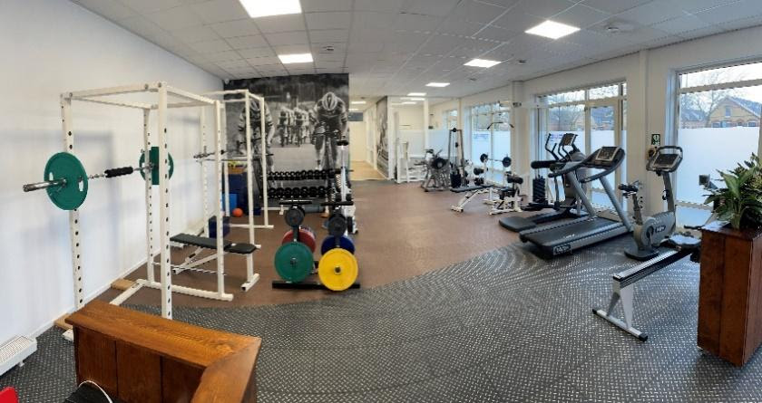 Sportruimte, gym-oefenruimte TopFysio de fysiotherapeuten van Leeuwarden