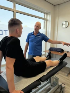 Dikke knie bij mogelijke meniscusklachten